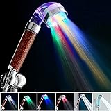 Generic Colormix : Temperature Control 7 Color LED Light Shower Head Home Bathroom Faucet Accessorie