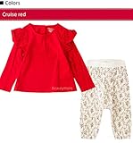 Polo Ralph Lauren/ポロ ラルフ ローレン　Cotton jersey ruffle ＆ pant set　【310629604001(827237)】 （サイズ：6m、カラー：Cru