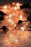 Clevelandビンテージlightingâ " ¢銅メッキエジソン電球ライトセット – 10フィート