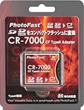 PhotoFast SDHC to CF�ϊ��A�_�v�^�[�u���X�^�[�p�b�P�[�W�ESDHC16GB�Ή��E1�����ۏ� CR-7000