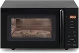 電子レンジ 18L フラットテーブル 単機能 全国対応 ヘルツフリー 仕上がり調整 ブラック