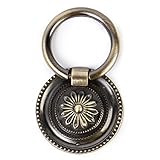 NUOLUXプルハンドルのキッチンキャビネット食器棚引き出しドアknob-1ペア(アンティーク真鍮)