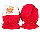 アンパンマン 笛が鳴る!キッズ用ミトン手袋 3歳児 9510 (Aレッド)
