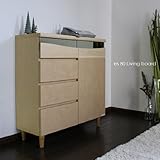 ES 幅80cm 電話台 ファックス台 北欧 TEL台 FAX台 国産 日本製 木製 リビングボード モデム ルーター収納 可能 カラー ナチュラル NA grove fax台 おしゃれ オフィス