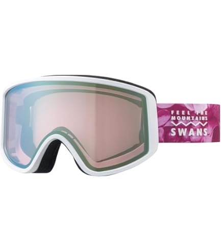Amazon | SWANS (スワンズ) 日本製 スノーゴーグル GUEST-MPDH GLW
