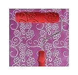 エンボスペイントローラーウォールペイントランナーウォールデコレーションDIYツール、パターン10