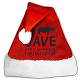 クリスマス サンタ帽 クリスマス プレゼント クリスマスツリー 飾り セーブ サイ 犀 プリント スタイル サンタクロース帽子 サンタクロースキャップ コスチューム Small