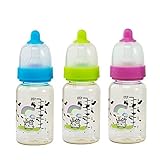 Basilic PES Anti Colic Standard Neck Feeding Bottle, 4 Ounce by Basilic