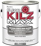 Kilz Maxクリア最大Stain & Odor Blocking内部water-baseプライマー/ Sealer、クリア、1ガロン 1 Gallon L200401 1