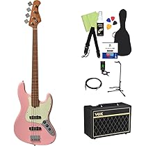 Bacchus BJB-1 ジャズベース Amazon | Bacchus BJB-1-RSM/M ベース 初心者12点セット 【VOX