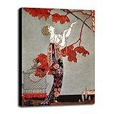 1914 Orientalレッド、ジョージ・バルビエbyヴィンテージAppleコレクション 20.00"x13.57" レッド 113581-36-25FUSA
