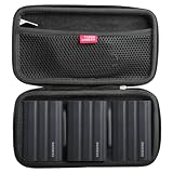 Hermitshell 専用保護収納ケース対応Samsung T7 Shield/Samsung T9 4TB / 2TB /1TB 外付けSSD (収納ケース対応3台のハードドライブ)