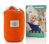 Baby Sling Wrap for Newborns, best child carrier for a parent! (Orange) by BabyWombWorld