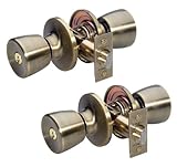 マスターロックチューリップKeyedエントリドアノブ 2 Pack TUO0105T 1