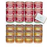 デビフ 缶詰 犬 ドッグフード ウェット 150g 2種類から選べる24缶セット(鶏肉＆野菜 x12 牛肉の角切り x12) 犬缶詰め ペットフード ペット フード ウェットフード 犬用 缶 dbf + Soicouluer限定ポケットティッシュ