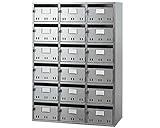 BL集合郵便受箱（SH型） 型式SH-18BL戸数：18戸用 SK-118HBL　　新協和