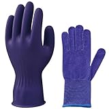 プレミアムガーデングローブ ロッティ ＆ 快適さららインナー バイオレット Ｍ