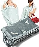 Sweet Mommy 【日本製】 おくるみ 授乳ケープ リバーシブル 最上級3重ガーゼ ふんわり わたあめガーゼ 毛玉になりにくい 洗濯するたび柔らか 冷房対策にも 天然素材 ベビー 男の子 女の子