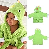 PUERI ベビー用バスローブ　ベビーバスタオル フード付　子供　赤ちゃん　幼児　タオル地　さわり心地良い　お風呂上り　男女兼用　出産祝い　（0-18ヶ月）