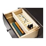 IKEA(イケア) HEMNES ブラックブラウン 30242620 チェスト(引き出し×2)、ブラックブラウン