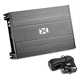 NVX NDA102 750ワット RMS Nシリーズ クラスD 1オーム 安定モノブロックアンプ (CEA-2006準拠) 付属の低音リモートノブ付き