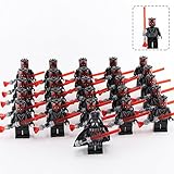 20pcs Darth Maul and 1pcs Darth Vader with赤Lightsaber新しいバージョンStar Warsミニフィギュア建物ブロックBest Toys for Chi