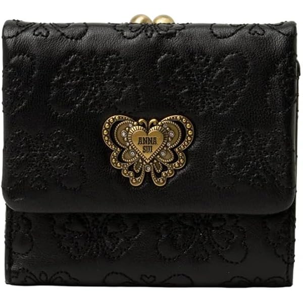 Amazon | [ANNA SUI] アナスイ プレイングキャット 内口金二つ折り財布