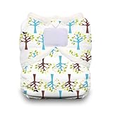 Thirsties Duo Wrap Diaper Cover with Hook and Loop, Blackbird, Size 2 by Thirsties