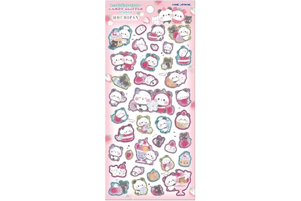 カミオジャパン シール キャンディグリッターステッカー もちもちぱんだ 231016