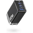 PD 充電器 65w [業界超軽量·超小型] type-c usb 三台同時充電 急速充電器 超低温 GaNIII技術 タイプc iphone 3ポート LED指示灯 携帯充電器 アイフォン コンパクト suchidol スマホ充電器 卓上の簡潔化 