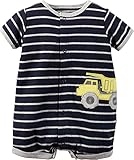 カーターズ carter's アパレル baby line ロンパース トラック ネイビー 綿 118G280 【並行輸入品】 9ヶ月