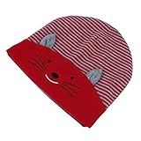可愛い 毛糸 帽子 赤ちゃん ベビーコットンキャップ キッズ 子供 新生児 ねこ 耳付き ワッチキャップ