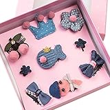 Liebeye ヘアクリップ 子供 幼児 ちょう結び ヘアピン 赤ちゃん 女の子 髪飾り ギフト セット かわいい 4