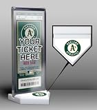 MLB Oakland Athleticsホームプレートチケット表示スタンド
