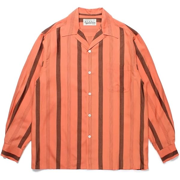 11033【美品・人気デザイン】ワコマリア☆ツートーン オープンカラー