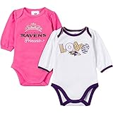 NFL Cleveland Browns LLC長袖ボディスーツ( 2パック) ホワイト