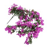 Baoblaze 1束入り　造花　壁掛け　人工スミレ　パープル　吊り　癒し　デコレーション　