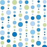 Caden Lane Classic Collection Dot Line Single Sheet, Blue by Caden Lane