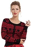 Voodoo Vixen - Tess Red Cardigan S