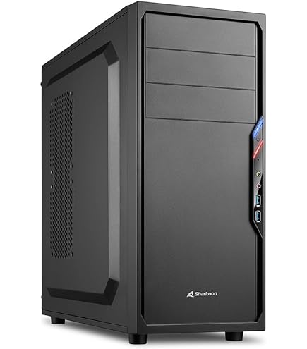 Amazon | ミドルタワー PCケース デスクトップシャーシ 高速転送速度