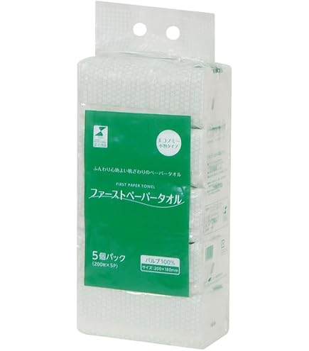 マスコー製紙 ペーパータオル ソフトパック 5個