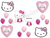 Hello Kitty It 's A GirlベビーシャワーMylar Balloons Decorations Supplies