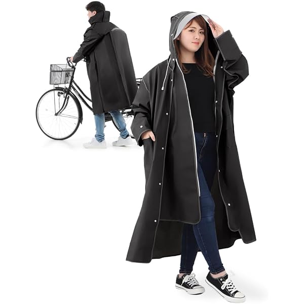 Amazon | [comfox] レインコート 自転車 メンズレインコート