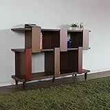 GA ローシェルフ 電話台 本棚 オープンラック 完成品 国産 日本製 無垢材 ウォールナット 柄 木製 北欧 完成品 書棚 マガジンラック 壁面収納 リビングボード スリム