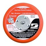 Dynabrade 56175 5-Inch Diameter Vinyl-Face 5/8-Inch Thick Urethane Medium Density 5/16-Inch-24 Male 