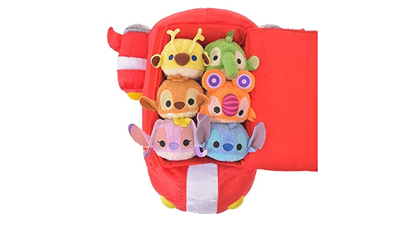 Amazon ディズニーストア 公式 ツムツム ぬいぐるみ リロ スティッチ ミニツム バッグセット Tsum Tsum ぬいぐるみ おもちゃ