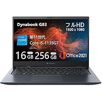 使用極少 美品 dynabook G83 第12世代 i5 16GB オフィス Amazon.co.jp: 【整備済み品】軽量薄型ノートパソコンdynabook G83