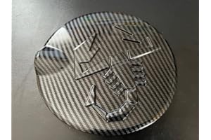 アバルト カーボンルック フューエルリッドカバー 給油口カバー 500 595 695 ABARTH