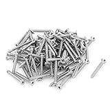 uxcell　セルフタッピングねじ　ファスナー　2.9mm x 25mm　皿頭クロスヘッド　100個入り
