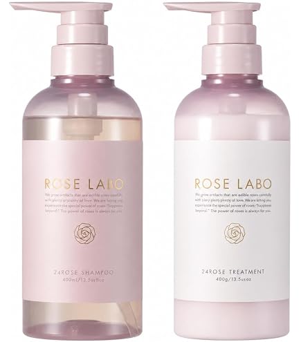 Amazon | 24ROSE®ローズシャンプー＆トリートメント 各400mL/400g